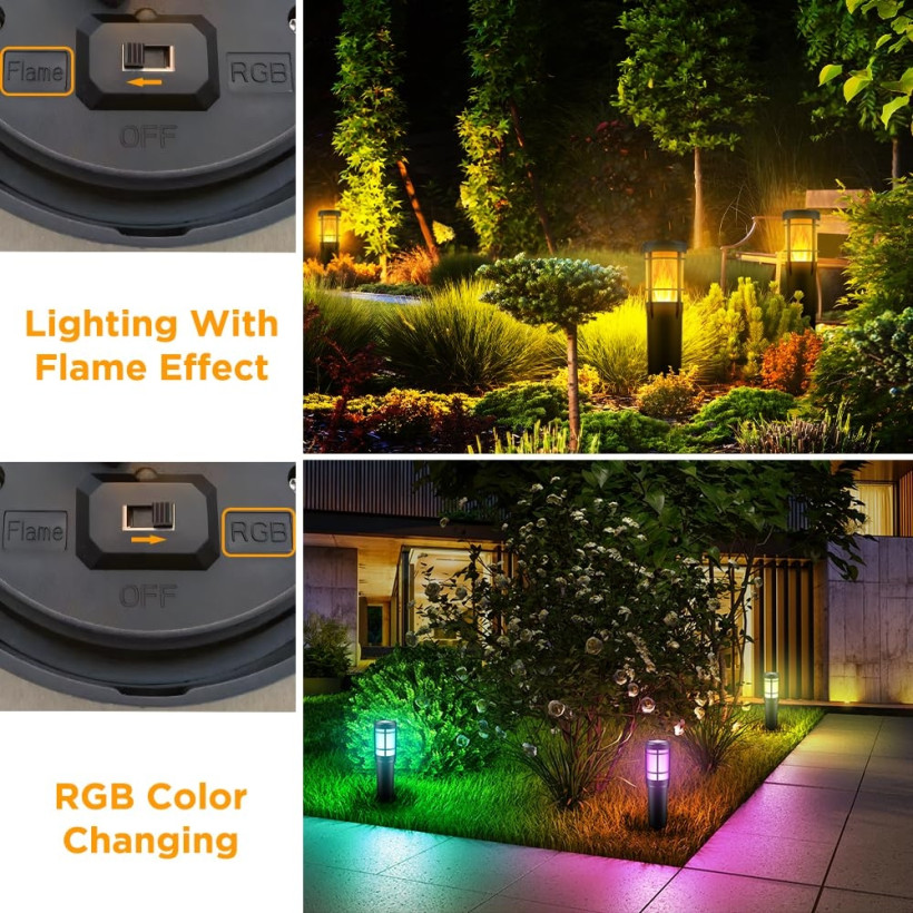 LAMPA SOLARNA RGB