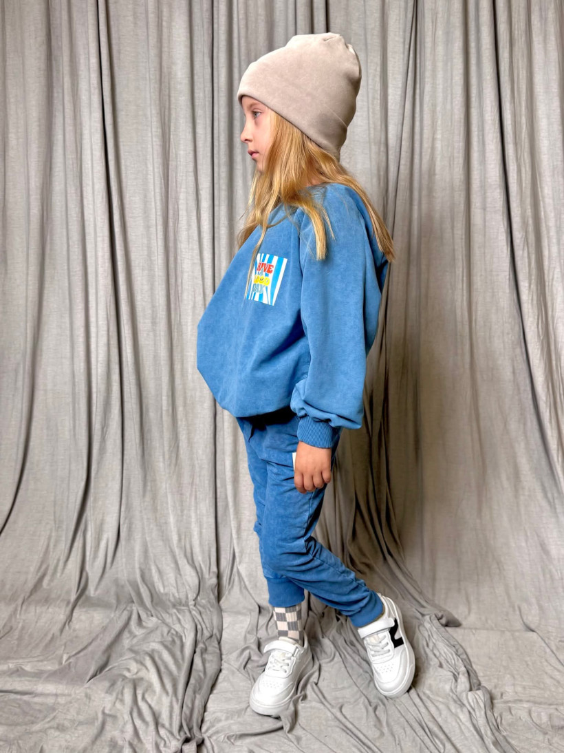 SPODNIE VINTAGE DEKATYZOWANE NIEBIESKIE NUNU !! UWAGA - WYSYŁKA OK. 15 WRZEŚNIA