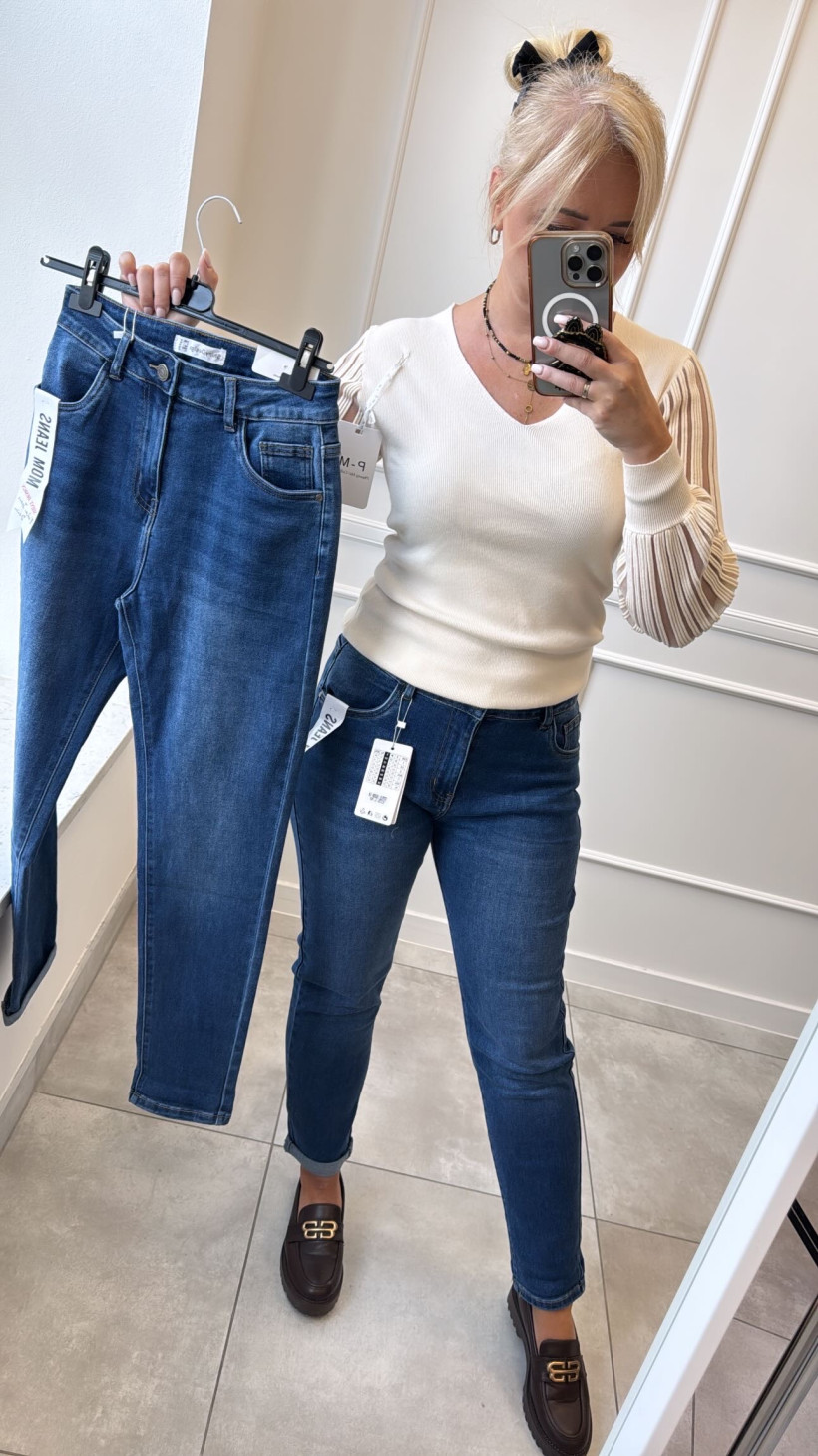 Spodnie mom fit 13276