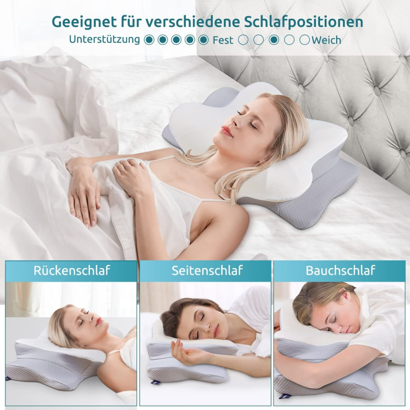 Poduszk ergonomiczna memory foam (po zwrocie)