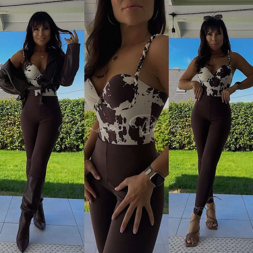 Body Wiskozowe Giorgia Krówka