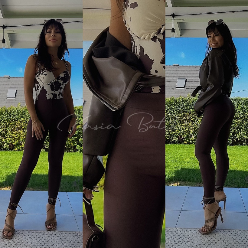 Legginsy Modelujące Bye Bye Cellulit By Mia Czekoladowe