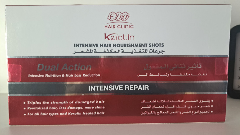Ampułki keratynowe do włosów Eva Hair Clinic 