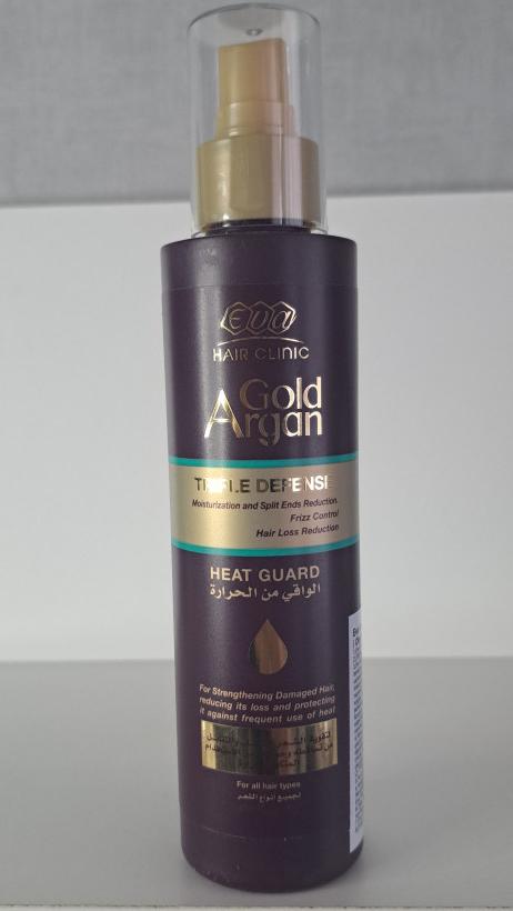 Ochronny spray do włosów Gold Argan Eva Hair Clinic