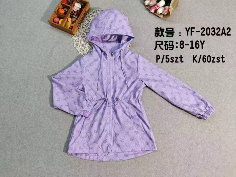 Kurtka parka jesienna RR fiolet