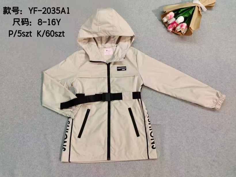 Kurtka parka jesienna HAPPYS beż