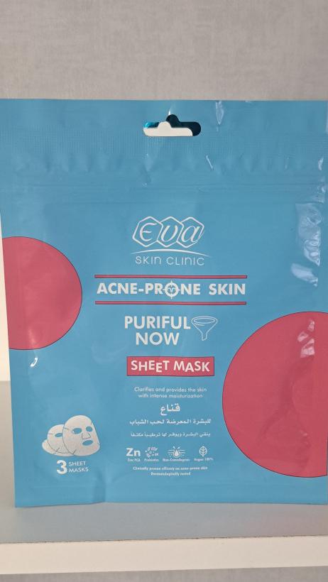 Maska w płachcie oczyszczająca Eva Skin Clinic