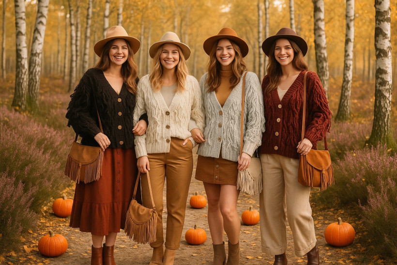 KARDIGAN ZAPINANY FRĘDZLE