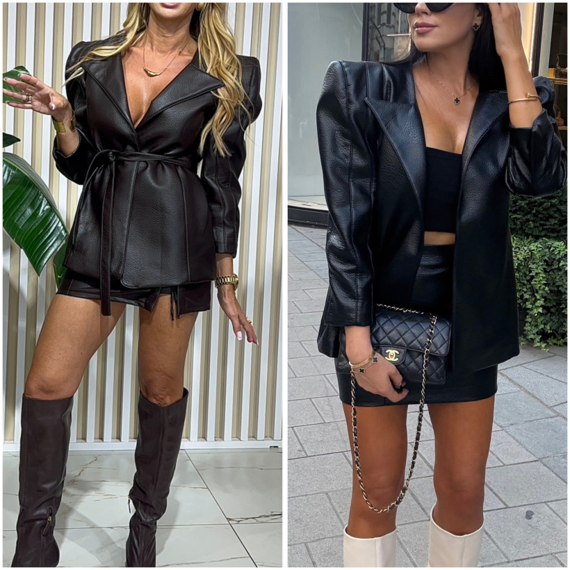 LA MILLA KURTKA RAMONESKA Z PASKIEM PAGONY