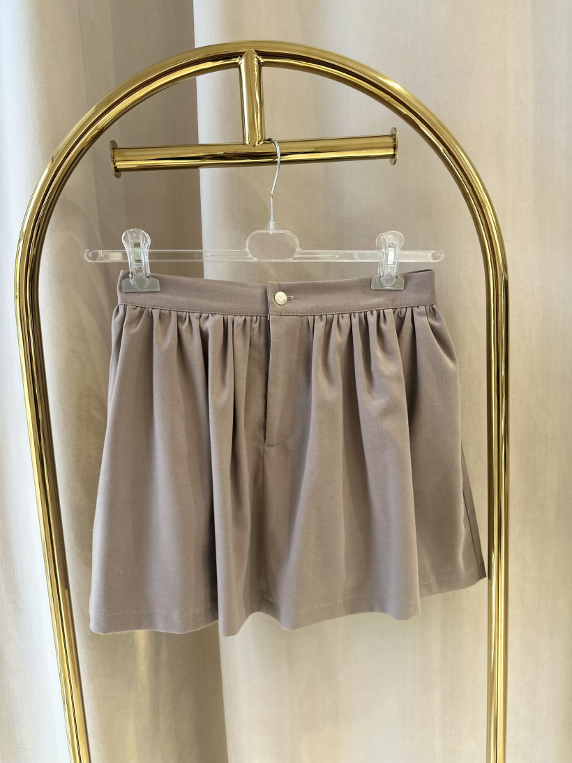 LA MILLA SPÓDNICOSPODENKI FANGO ZŁOTY GUZIK