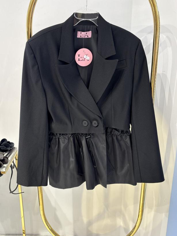 LA MILLA MARYNARKA CZARNA Z PRZEDŁUŻENIEM