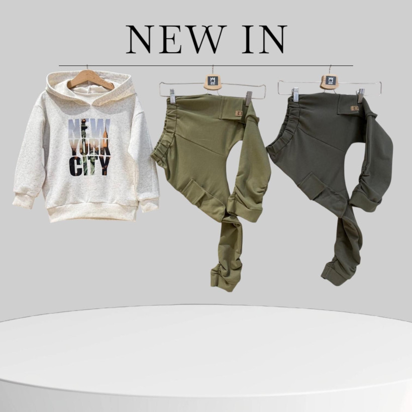 BLUZA BEŻOWA Z KAPTUREM NEW YORK  MIMI