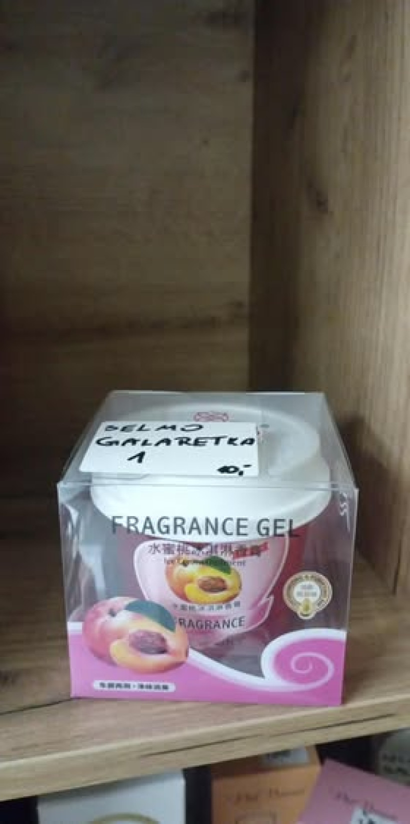 SELMO GALARETA - Odświeżacz w galeretce Luxelux 1 - brzoskwinia, 2-cytryna