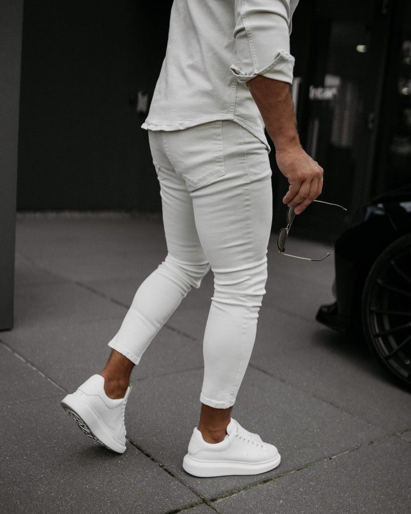 spodnie męskie TOLON jasny beż