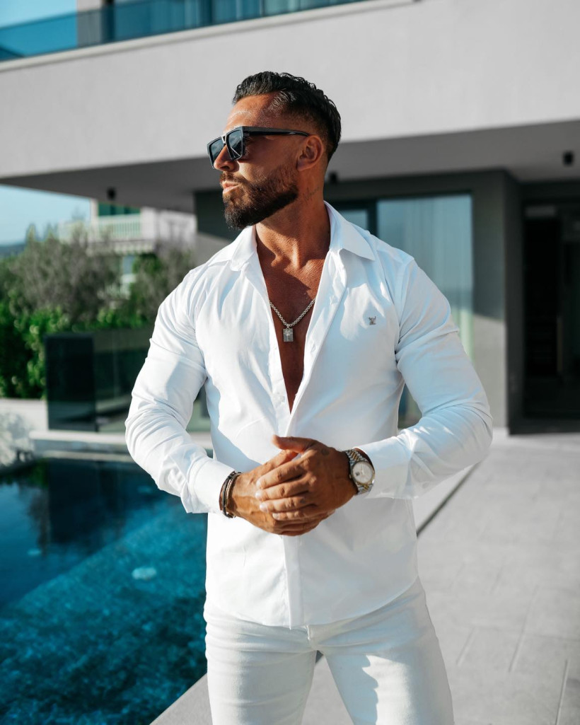 koszula męska GASTON ecru