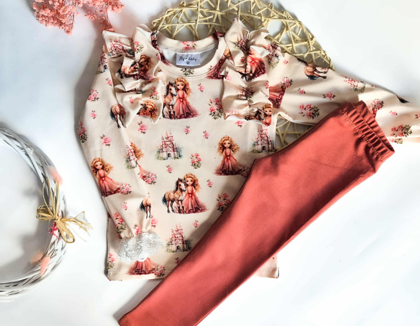 Leginsy dresówka Byobaby