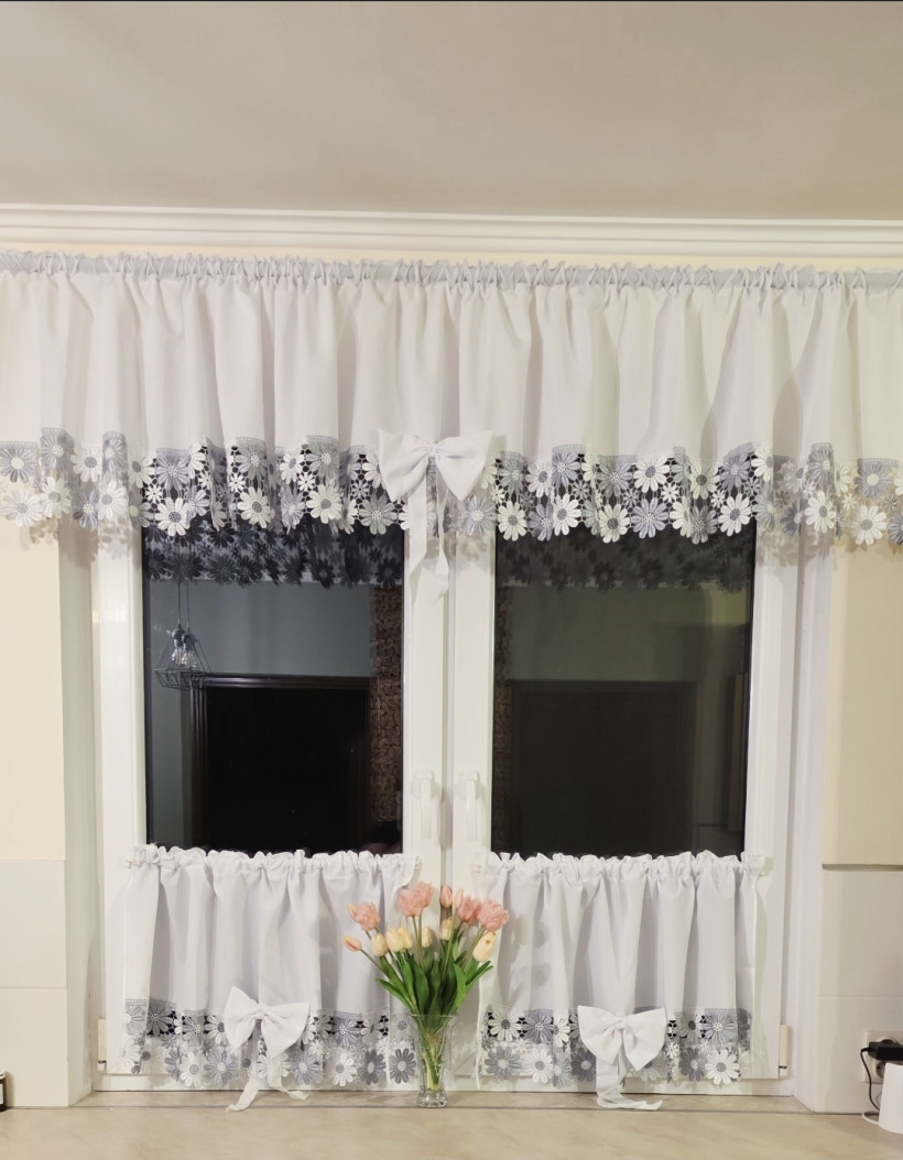 Zestaw kuchenny gotowy szara gipiura 300x50cm +2x 130x50cm