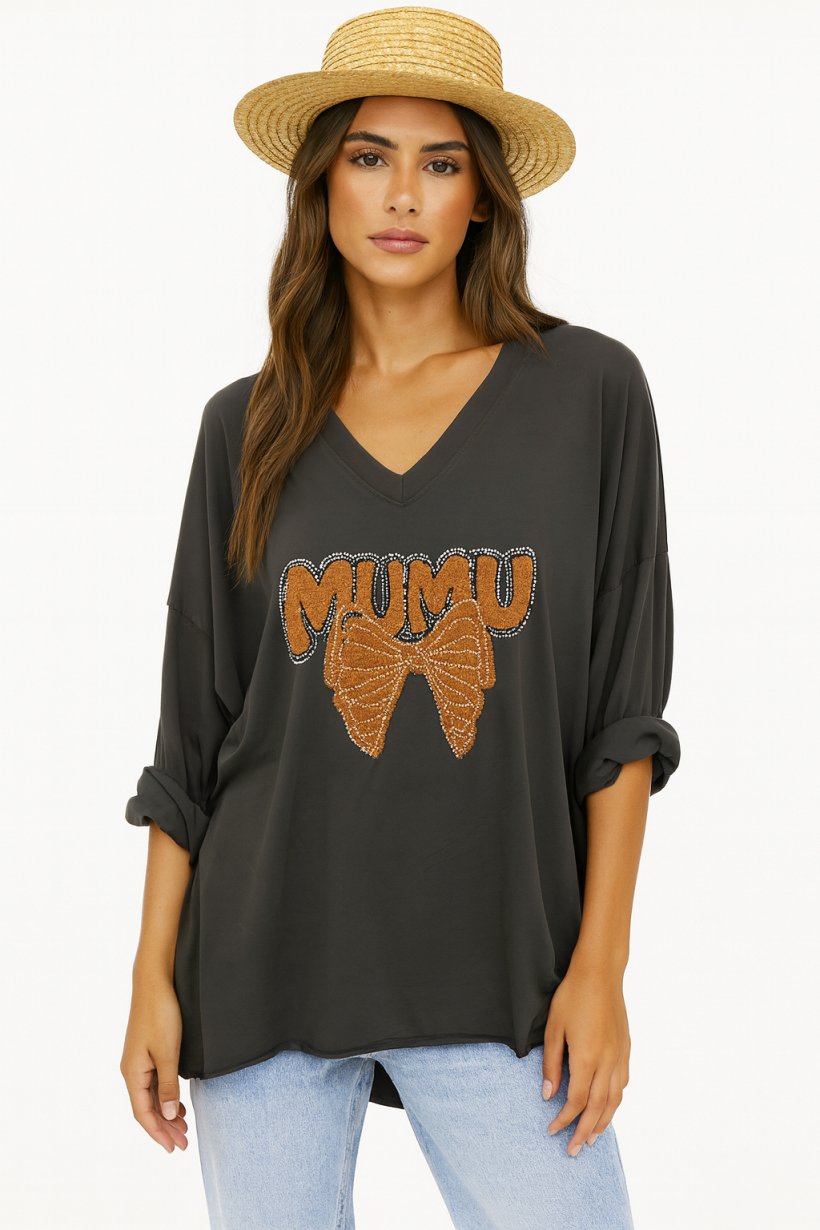 BLUZKA BAWEŁNIANA KOKARDA