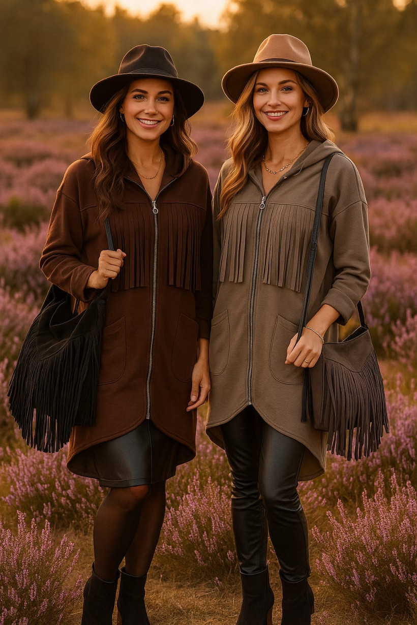 KURTKA KAPTUR PUNTO MILANO FRĘDZLE