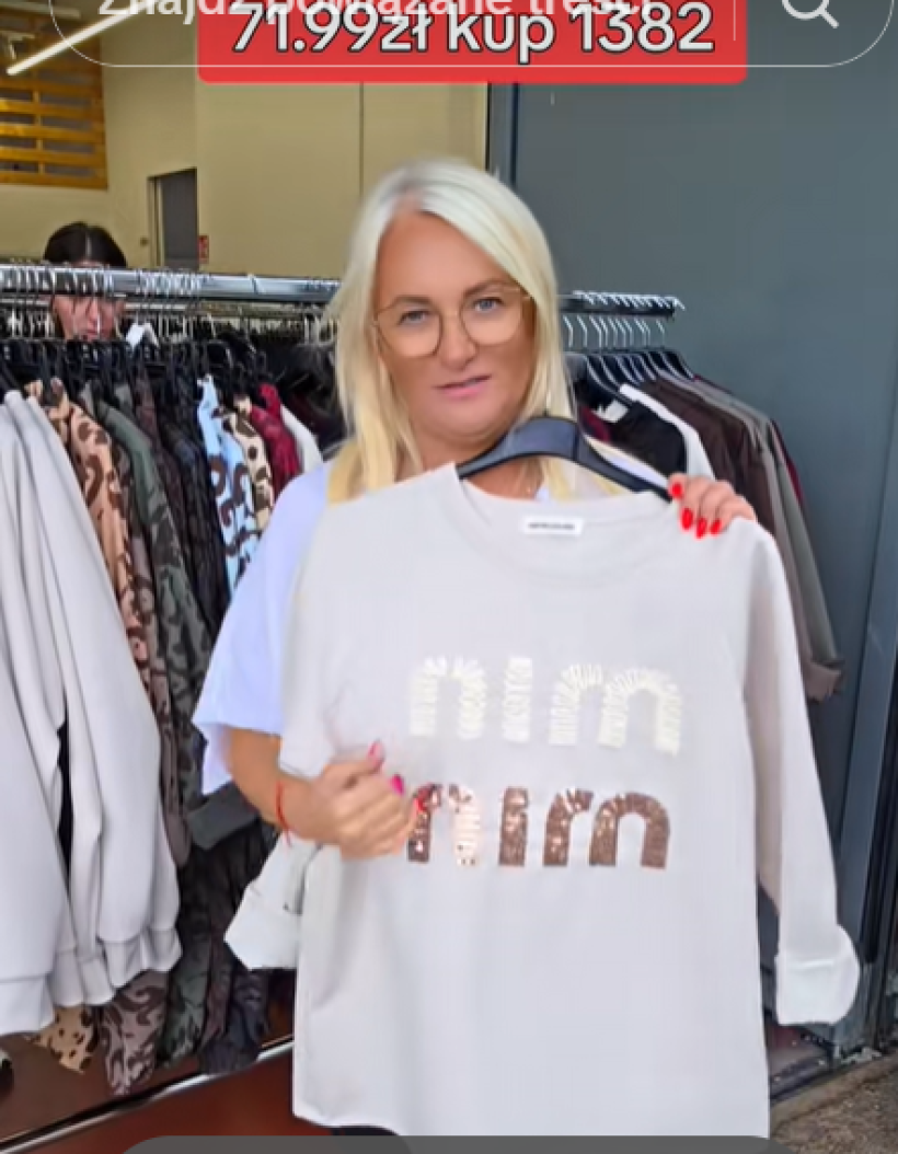 BLUZA MM NAPIS