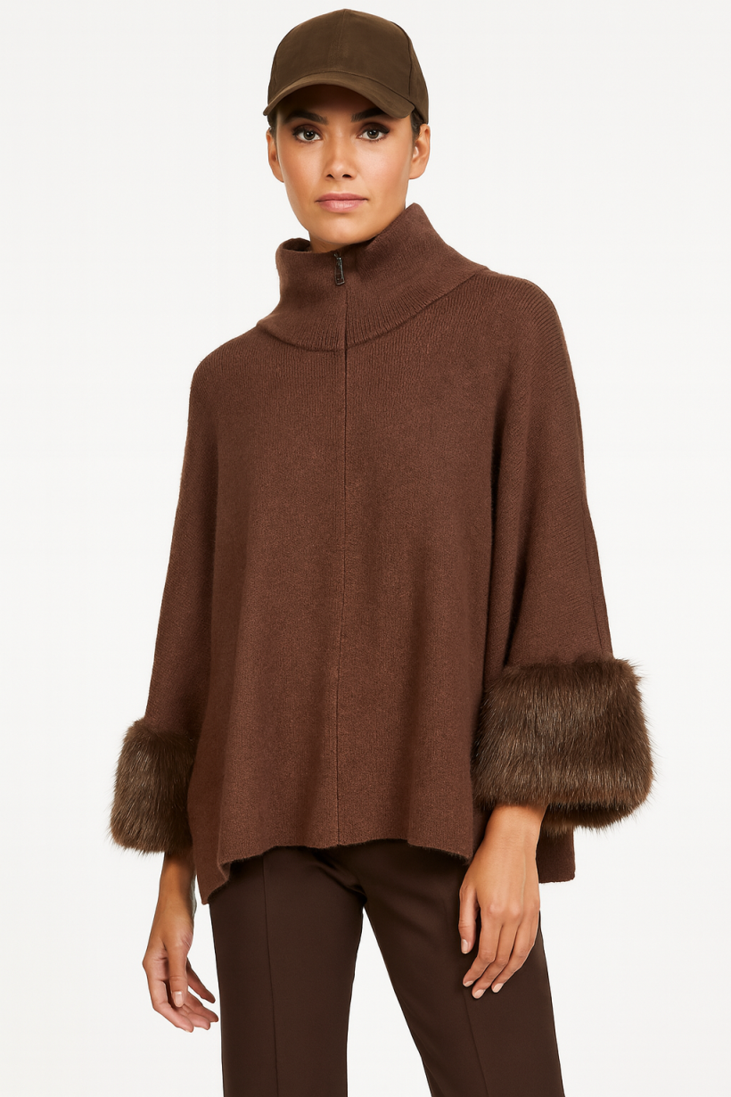 PONCZO FUTERKO RĘKAWKI ZAMEK