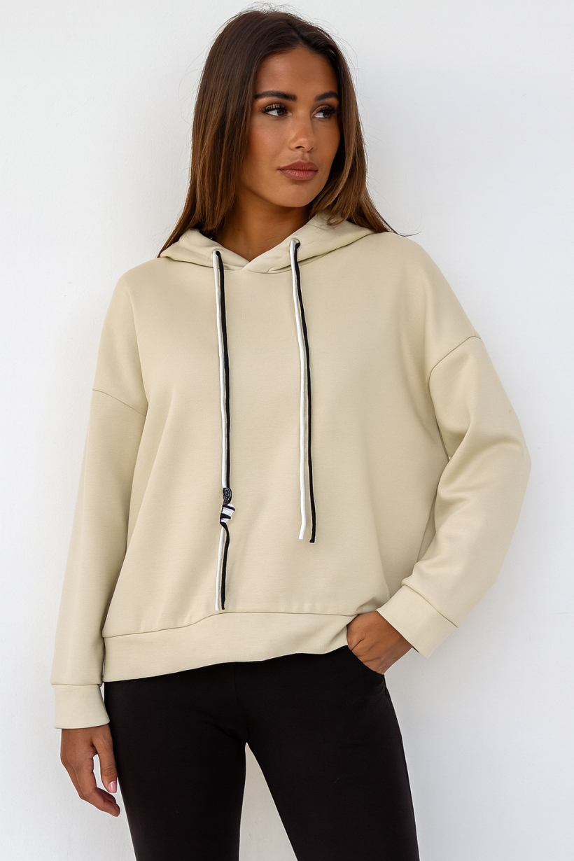 BLUZA SZNUREK KAPTUR