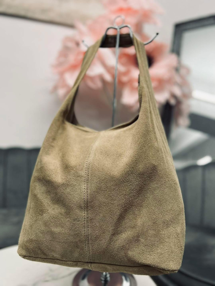 Torebka worek skóra naturalna