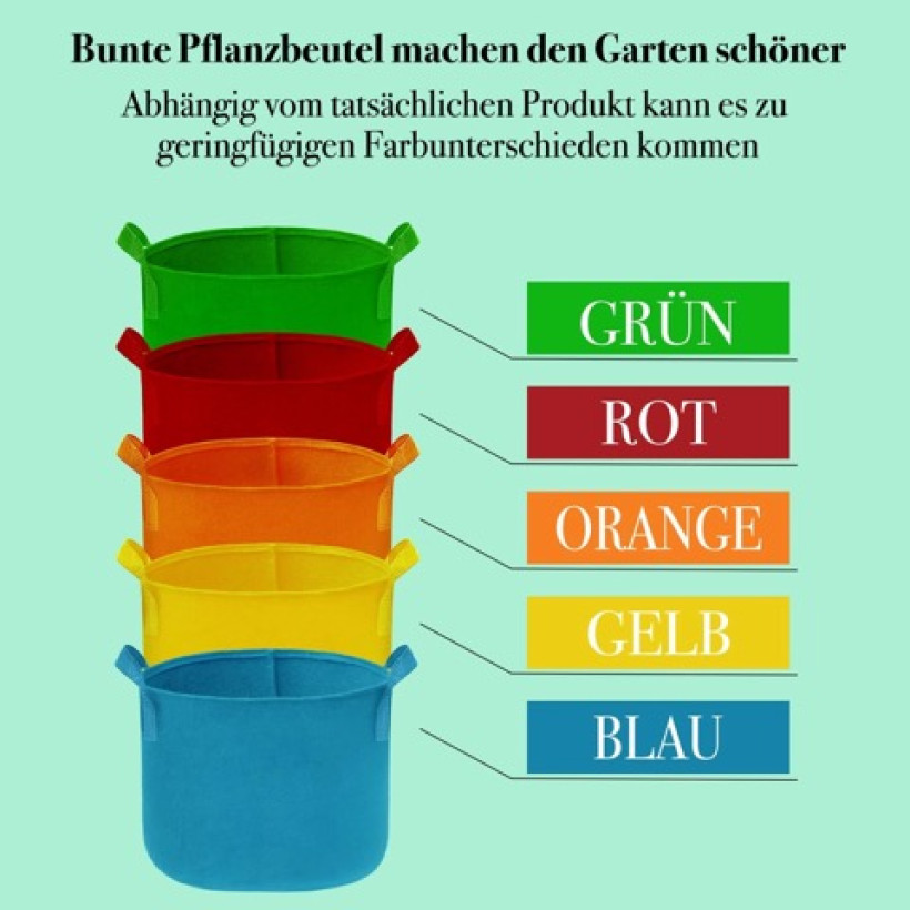 komplet 5 szt toreb do sadzenia roślin (C4)