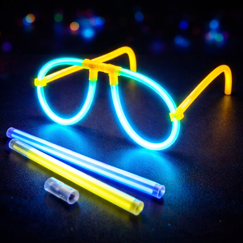 Świecące okulary neonowe – glow stick