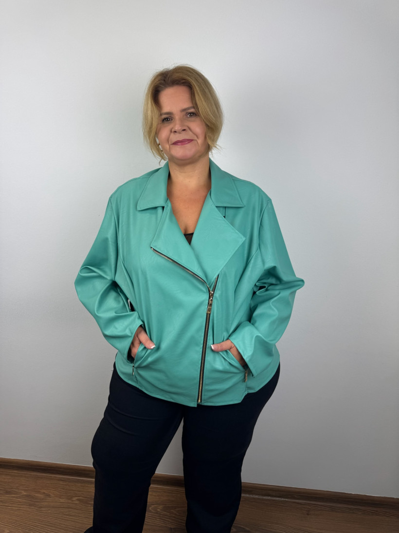 Italia nr IV - Ramoneska ecoskórka - 2663 - turkus miętowy