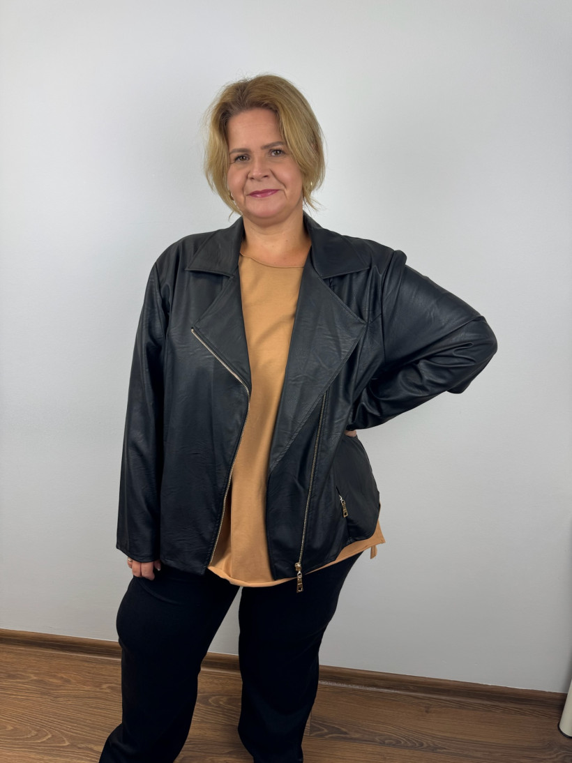 Italia nr IV - Ramoneska ecoskórka - 2663 - czarna