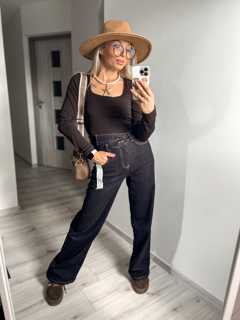 Jeans szwedy straight leg