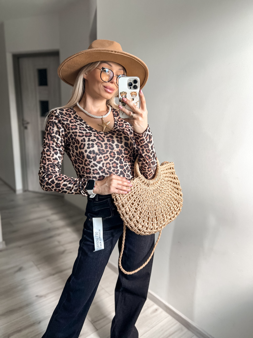 Bluzka panterka prążek