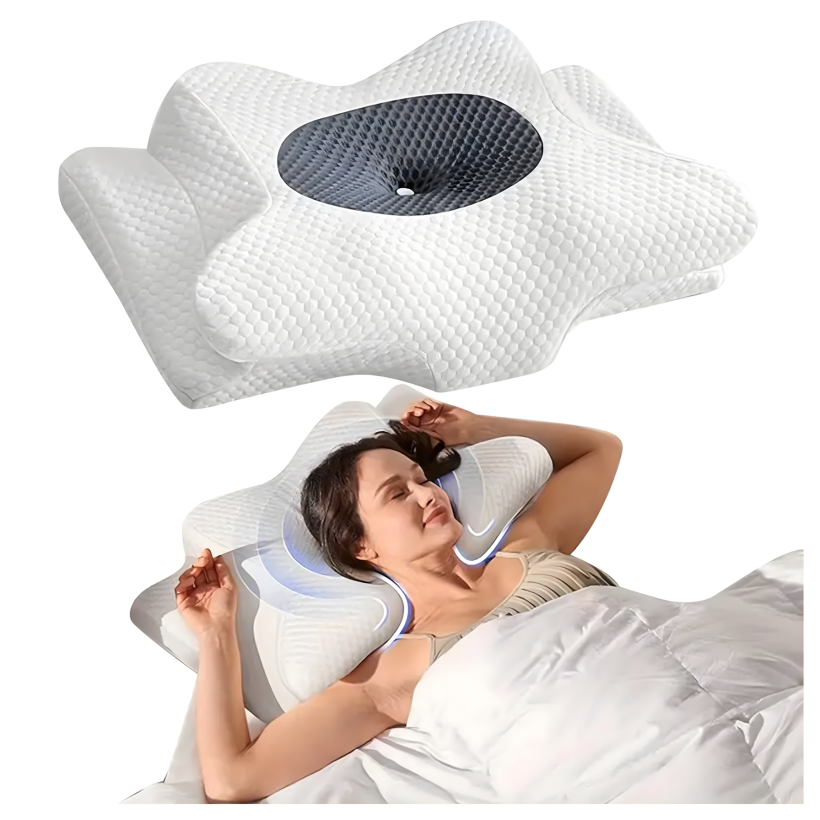 Poduszka Ortopedyczna 3D Profilowana „Motylek” z Pianką Memory Foam