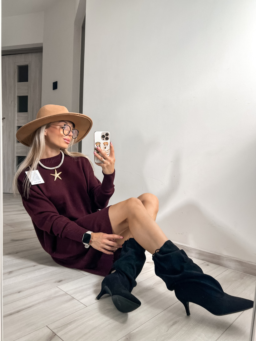 Buty kozaczki zamsz 1447