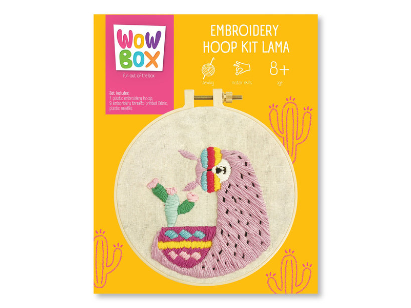 Zestaw kreatywny WOW BOX Haftowanie Lama WOW0919
