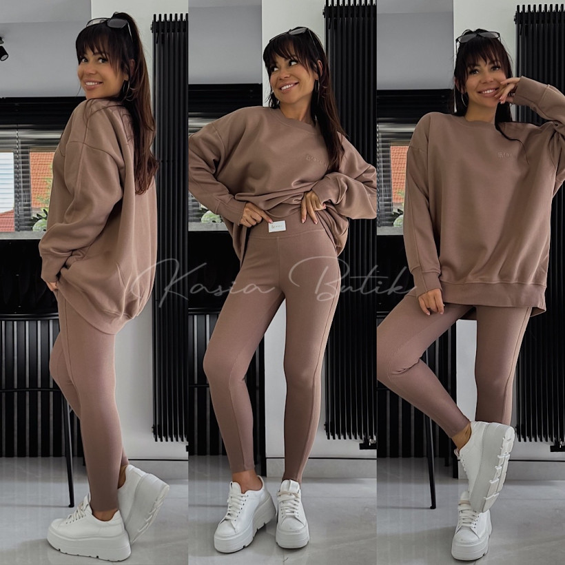 Komplet Bawełniany By Mia Basic Glam Fango