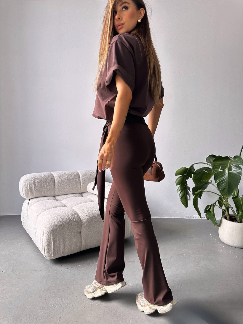 Legginsy czekoladowe la coca