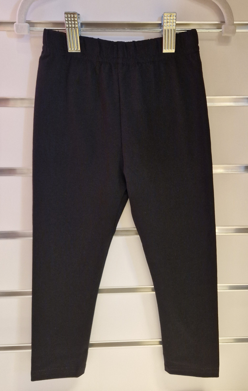 LEGINSY CZARNE  LILY GREY (GRUBSZY SINGIEL) !WYPADAJĄ ZANIŻONE -ZAMAWIAMY ROZMIAR WIĘKSZE! 
