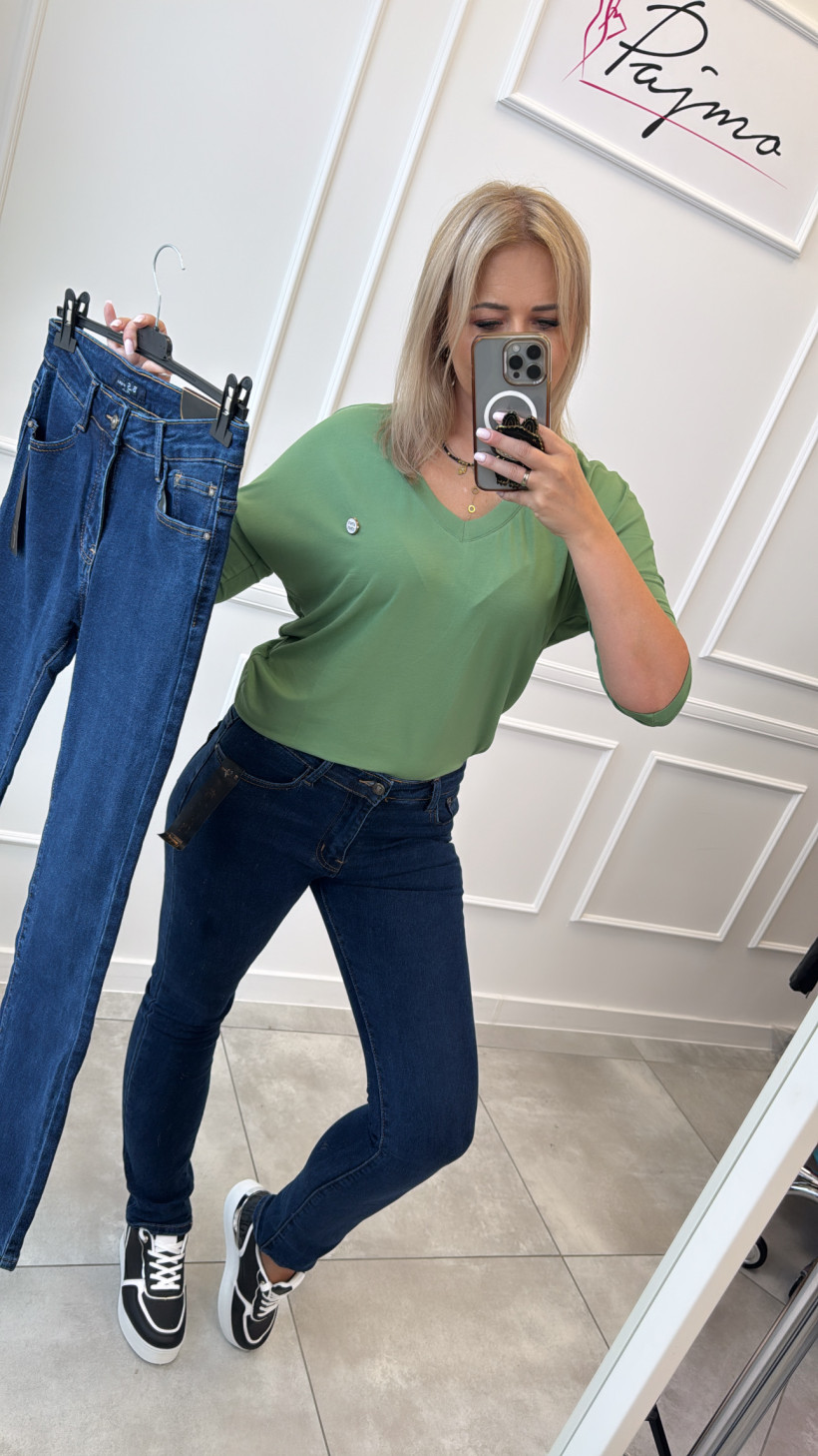 Jeansy magic waist 13329
