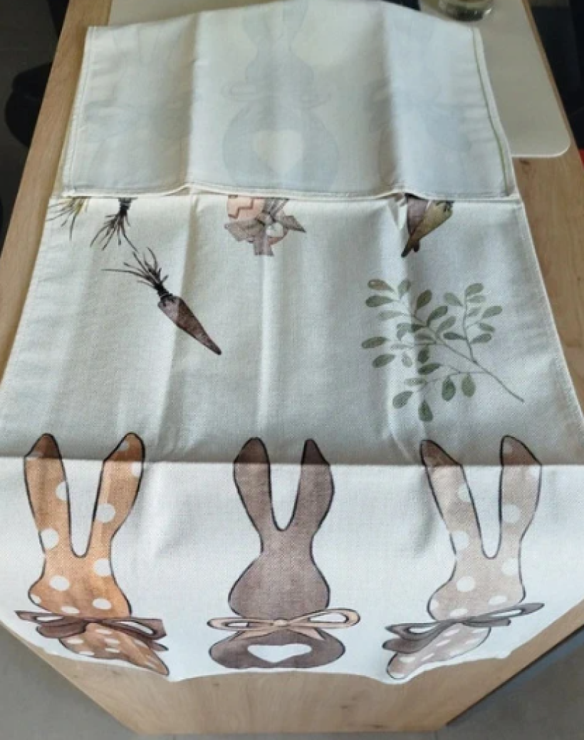 Bieżnik królik 40 x 100 cm