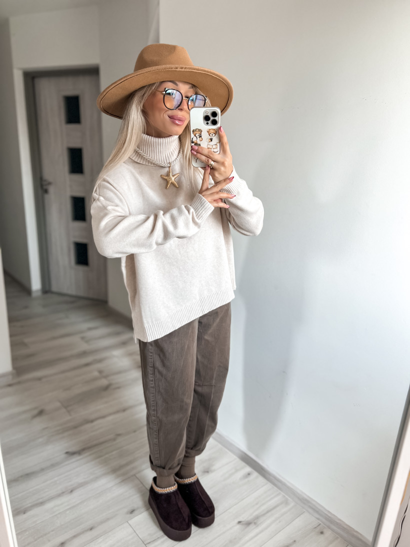 Golf dzianinowy F3639-A