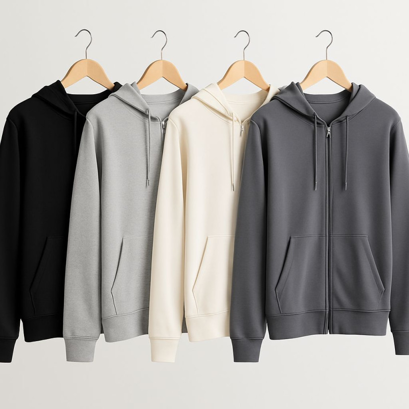 CASACO DE ALGODÃO COM FECHO