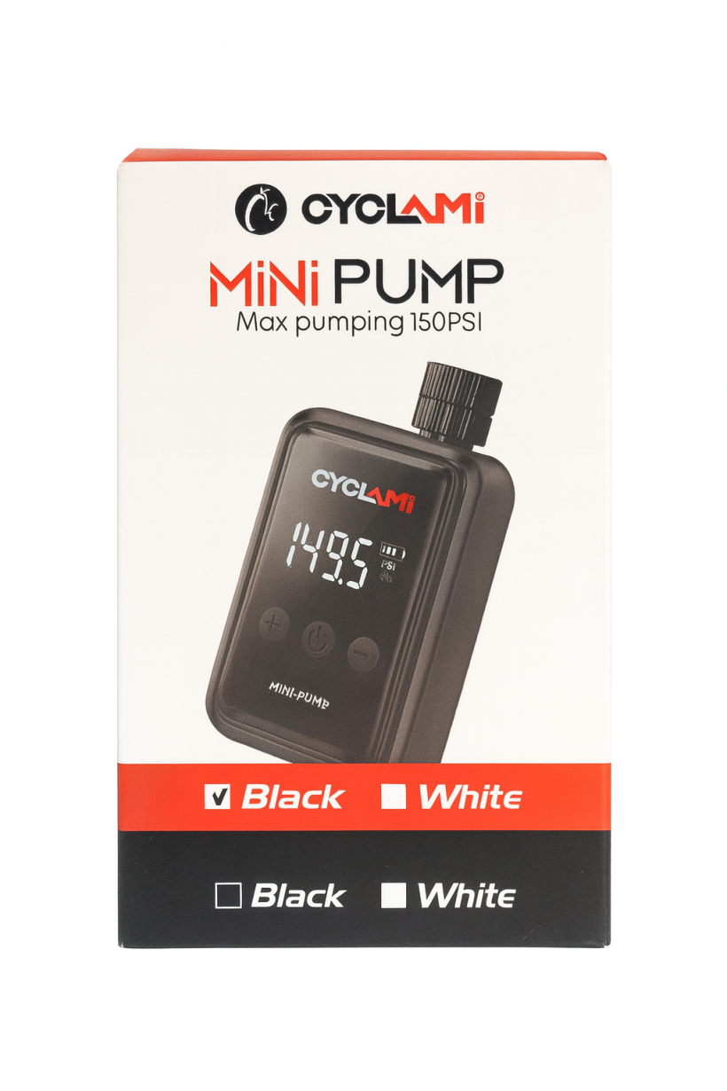 CYCLAMI HW125 POMPKA ELEKTRYCZNA MINI 150PSI AV/FV