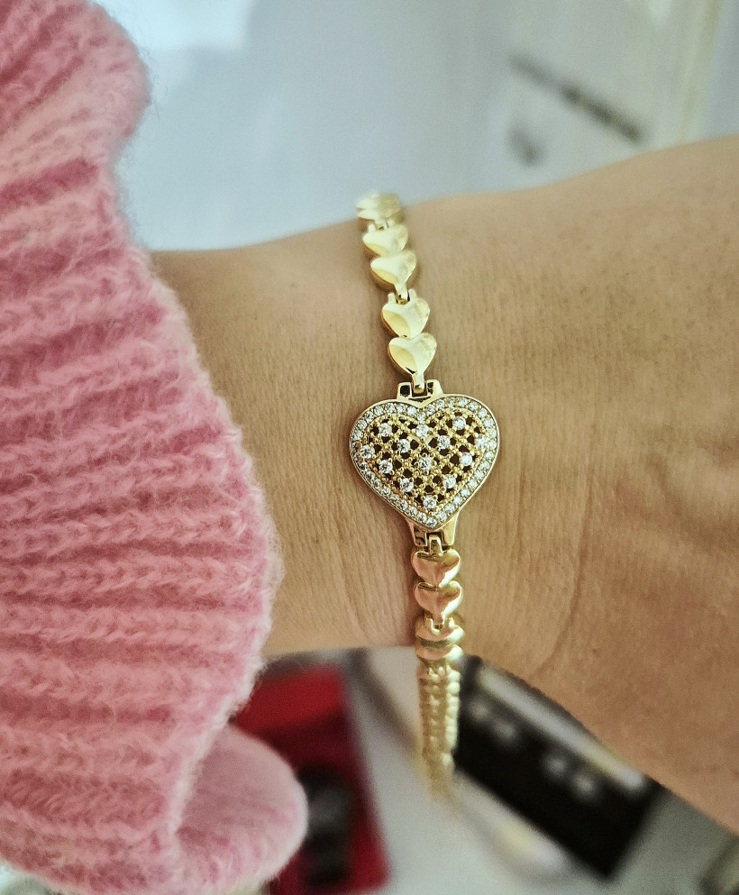 Bransoletka serca 14 j