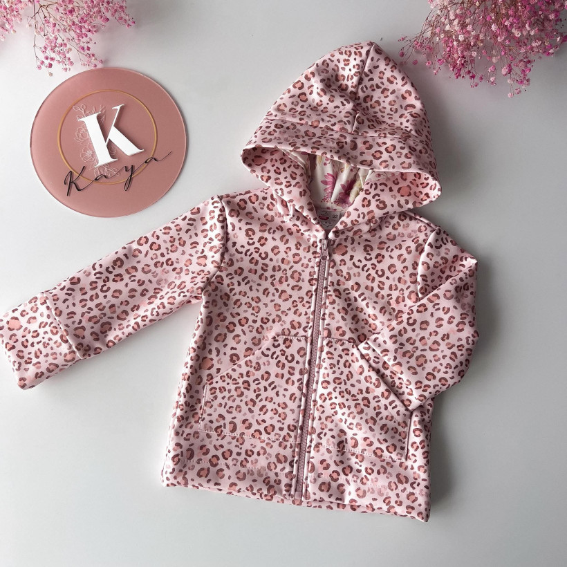 KURTKA SOFTSHELL  PANTERA RÓŻOWO-BEŻOWA KAYA