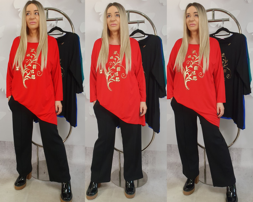 Bluzka  ROMALIS  6051 RN2 WWW   %PROMOCJA DNIA 