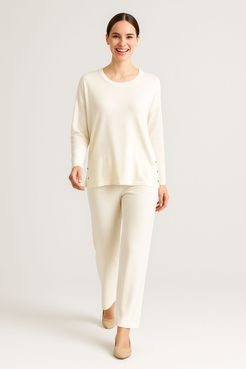 CONJ. LISO C/ BOTÕES LATERAIS