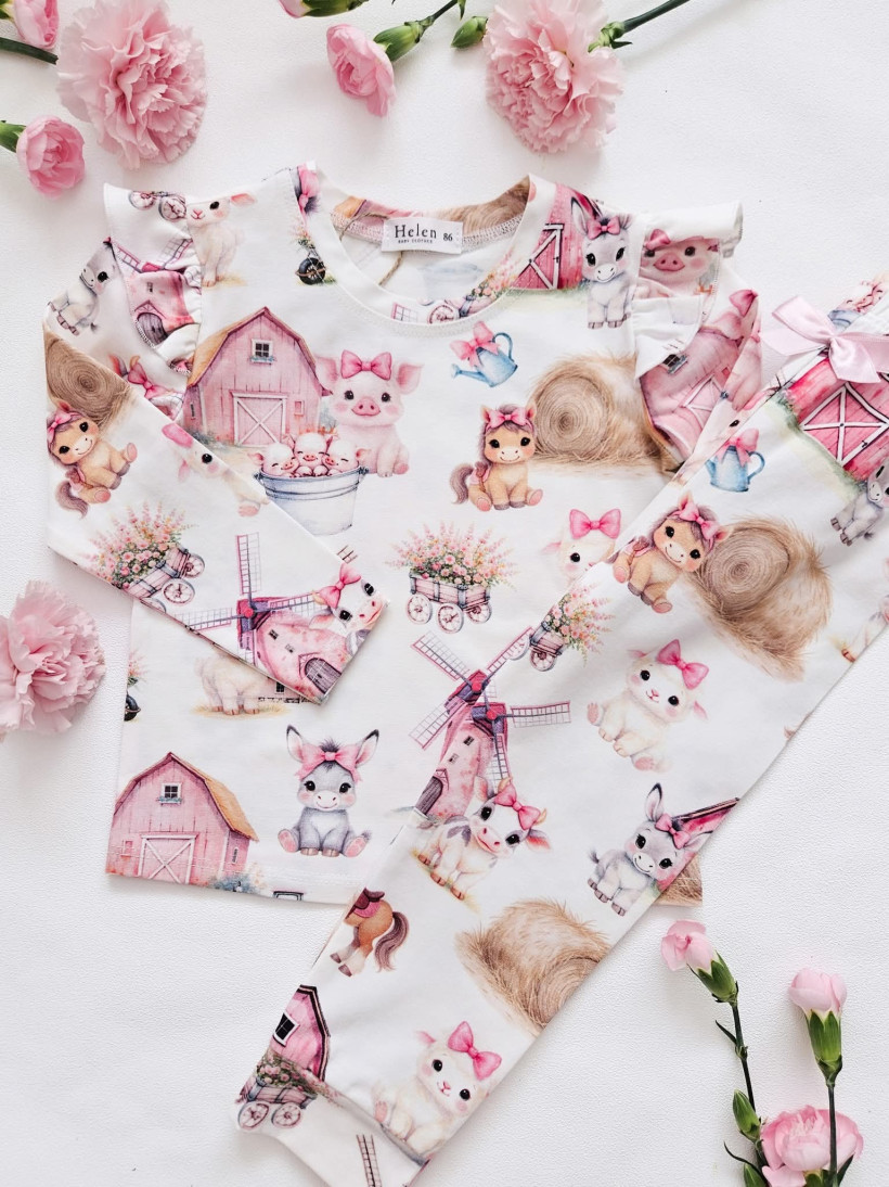 PIŻAMA FARMA DZIEWCZYNKA HELEN