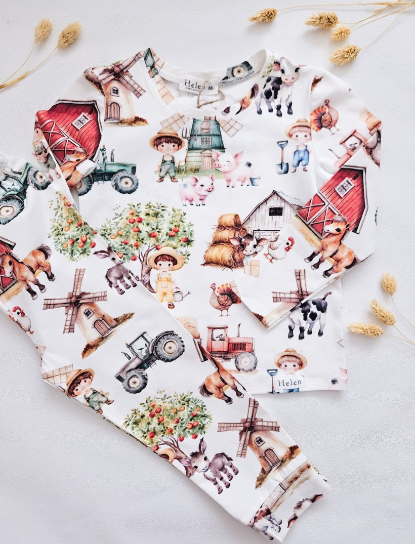 PIŻAMA FARMA CHŁOPIEC HELEN